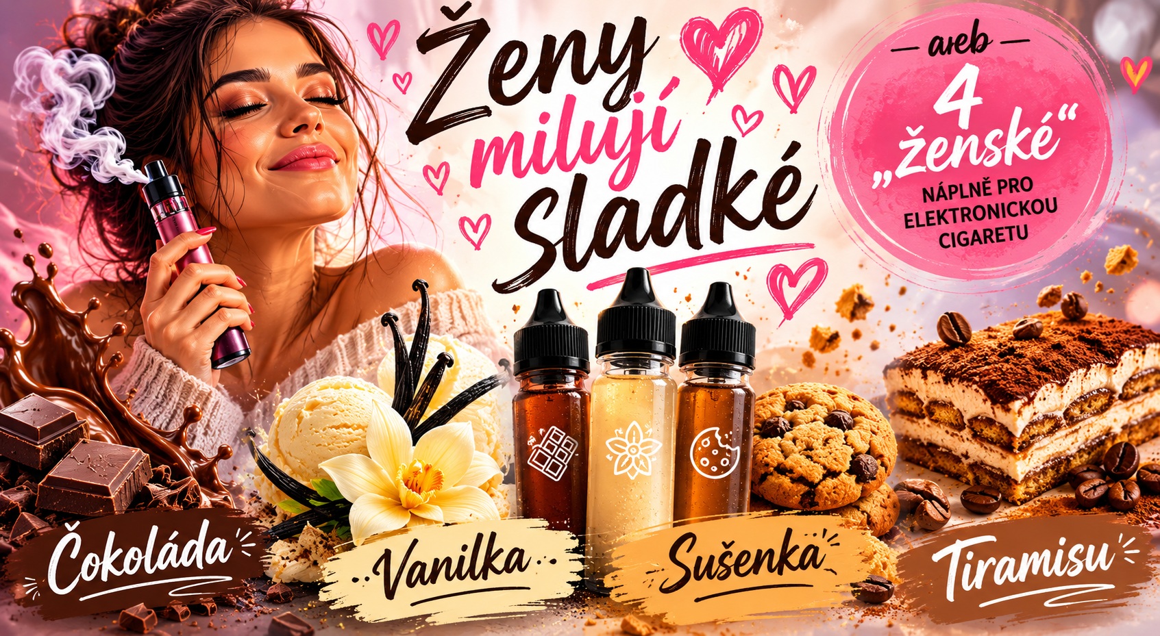 ženy milují sladké aneb 4 příchutě pro ženy 2